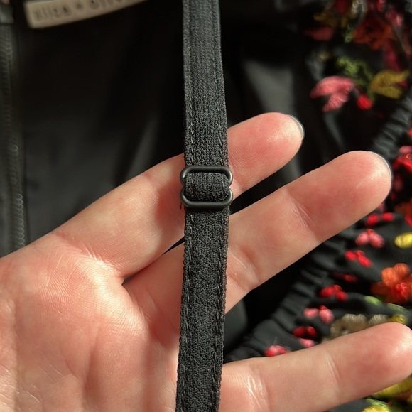 NWOT Alice and Olivia Floral Embroidered Mini Dress - Size 8 - Picture 12 of 13